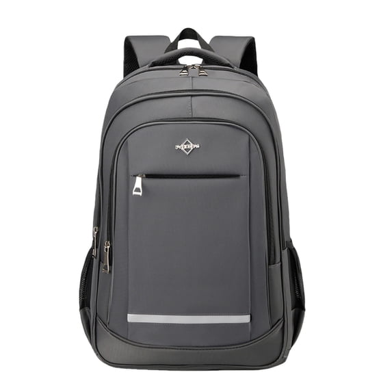 Fgnfyis Boys School Backpack Large Capacity Lightweight Bookbag Middle High Students Daily Use Travel Kids Backpack Grey