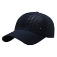 thumbnail image 1 of Fgnfyis Breathable Lightweight Large Mesh Sun Hats for Women and Men Visors for Outdoor Sports All Seasons Versatile Style Blue, 1 of 3