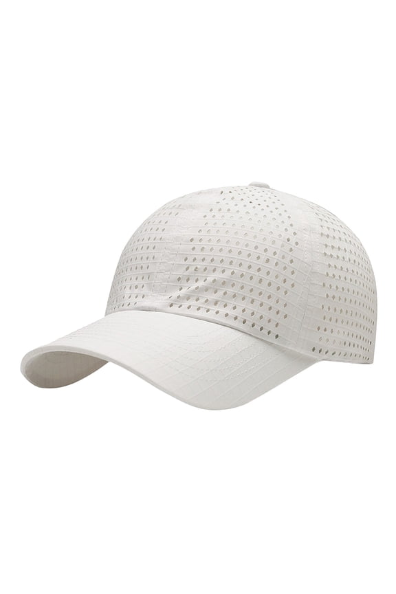 Breathable Mesh Visor Hat For Outdoor Sports Lightweight Comfortable Adjustable Design Ideal For Active Versatile All Seasons Wear White One Size