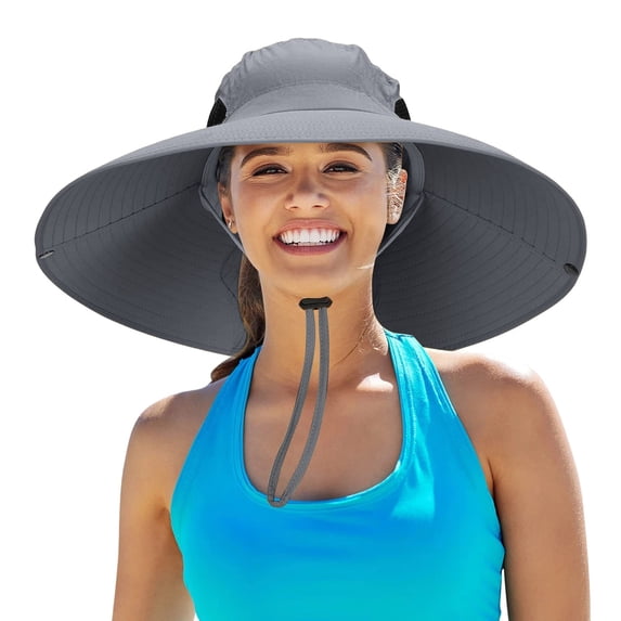 Fgnfyis Breathable Sun Hat For Outdoor Activities UPF 50 Wide Brim Design For Men And Women GY1 One Size