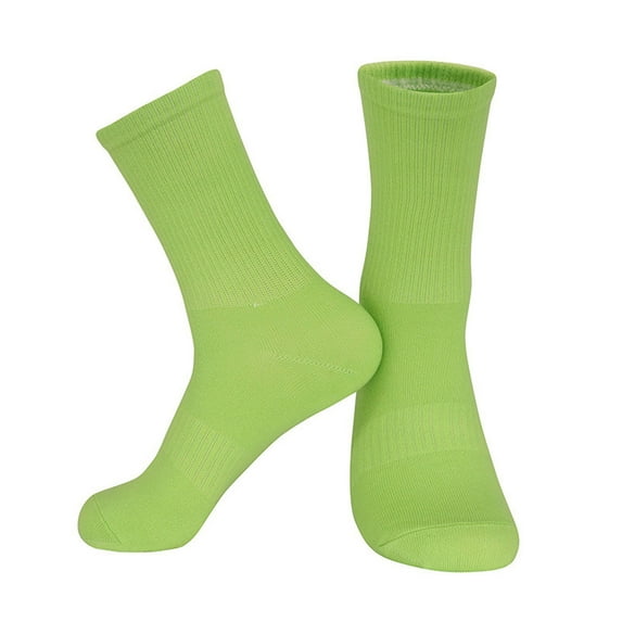 Fgnfyis Breathable Thin Wicking Ladies Casual Socks Candy Colors Mid Calf All Sports Socks Socks for Women Mint Green