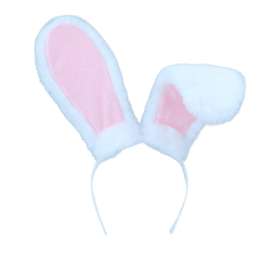 Fgnfyis Bunny Ear Headbands for Women Easter Festive Comic Con White