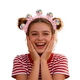 thumbnail image 1 of Fgnfyis Candy Hairband Women's Headbands Girls Playful Amusement Park Themed Adjustable Elastic Headwrap Yellow, 1 of 5