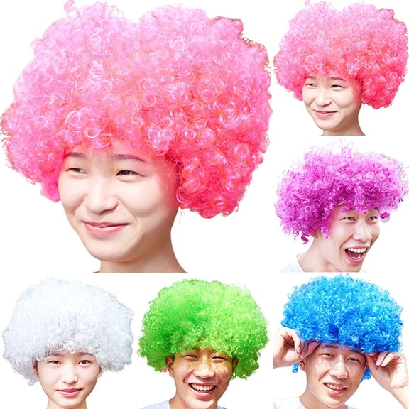 Fgnfyis Carnival Funny Colored Headbands for Women Masquerade Wig Hair Accessory Fans Party Hot Pink
