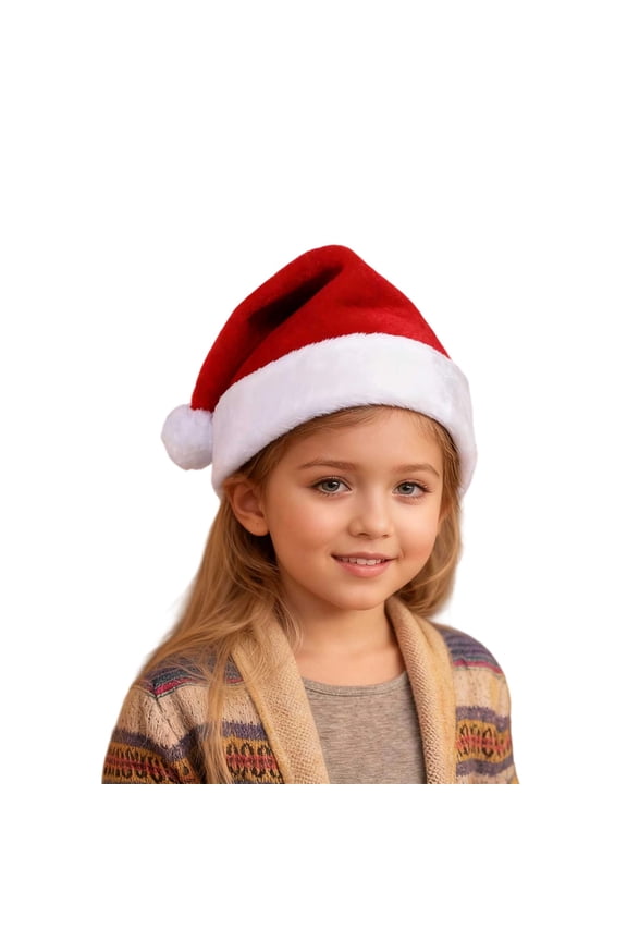 Christmas Diy Embroidered Name Knitted Cap Custom Children Holiday Christmas Hats for Kids Red