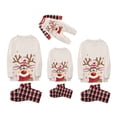 thumbnail image 1 of Fgnfyis Christmas Family Pajamas Matching Sets Deer Check Print Soft 2 Piece Set Sleepwear Nightwear, 1 of 4