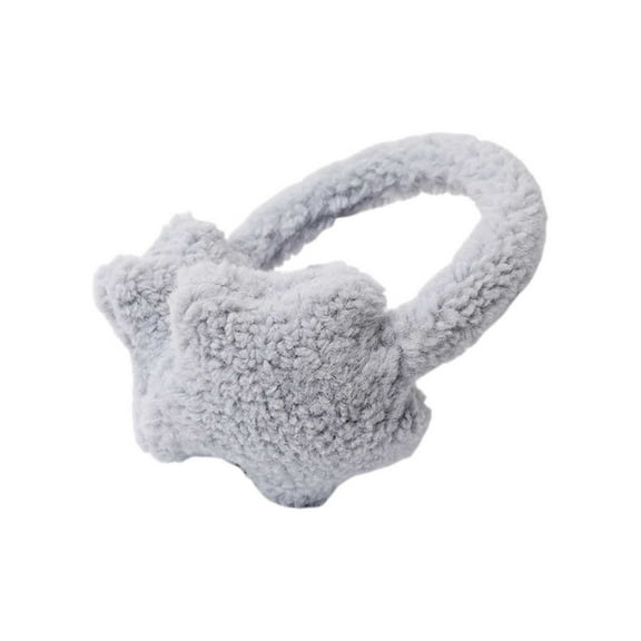 Fgnfyis Cute Star Earmuffs Winter Warm Outdoor Ear Covers Headband Earwarmer for Cozy Comfort and Stylish Grey A