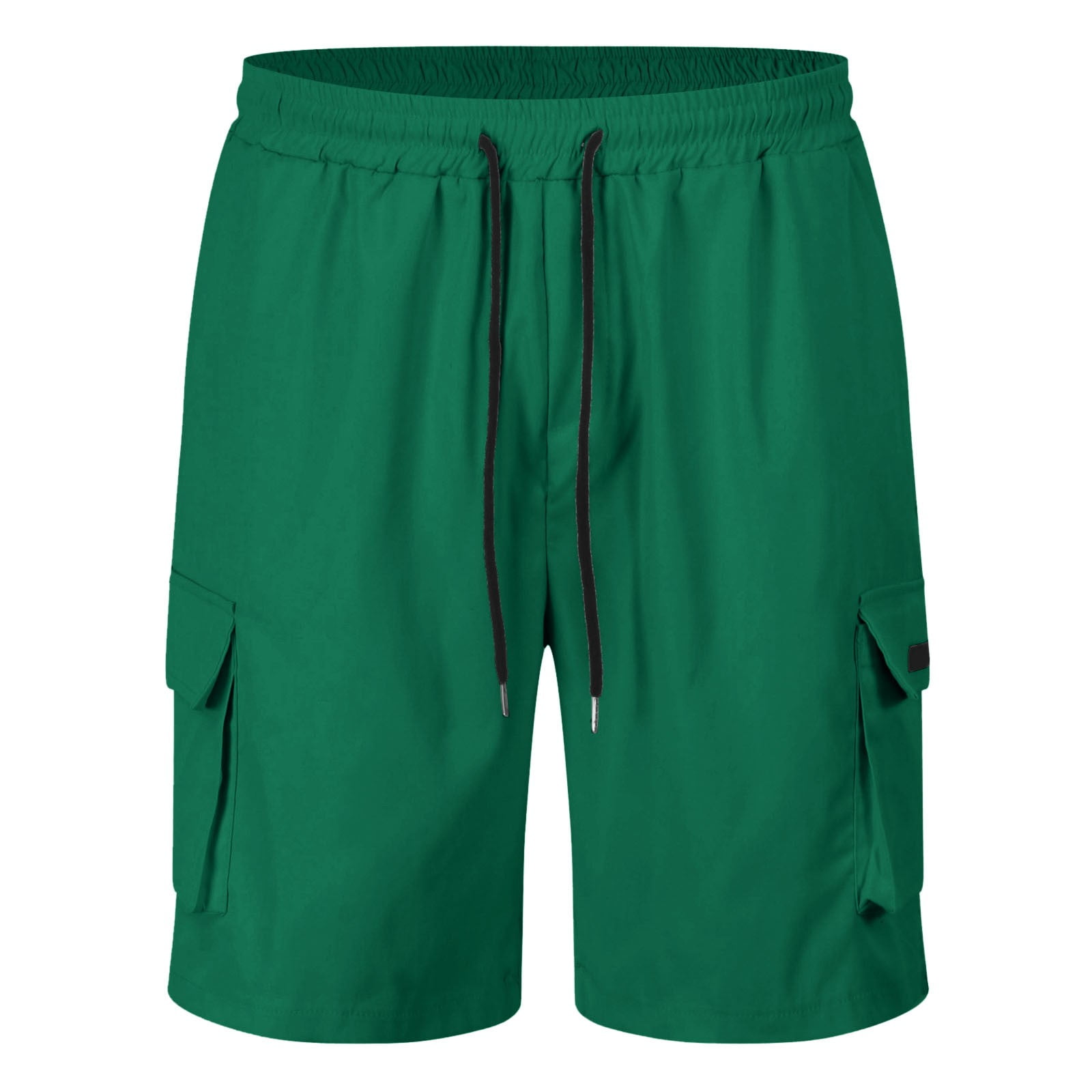 Fgnfyis Drawstring Belted Pocket Cargo Shorts for Men Mens Shorts
