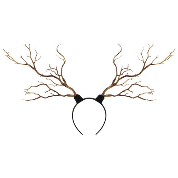 Fgnfyis Easter LED Light up Twig Branch Deer Womens Headbands Hairband Girls Floral Green