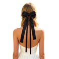 thumbnail image 1 of Fgnfyis Elegant Bow Hair Headbands for Women Flowing Ribbon Ties Girls Stylish Hair Hairpin Black_001, 1 of 4