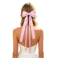 thumbnail image 1 of Fgnfyis Elegant Bow Hair Headbands for Women Flowing Ribbon Ties Girls Stylish Hair Hairpin Light Pink_001, 1 of 4