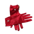 thumbnail image 1 of Fgnfyis Elegant Satin Opera Length Evening Wedding Gloves for Women Delicate Wrist Length Formal Affair Occasion Red, 1 of 4