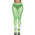 thumbnail image 1 of Fgnfyis Elegant Women's Net Pattern Hosiery Stretchable Soft Nylon Blend Evening Wear Stockings Green One Size, 1 of 5