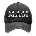thumbnail image 1 of Fgnfyis Embroidered Baseball Cap Custom Mom Hat With Children Names Unique For From Kids Black One Size, 1 of 3