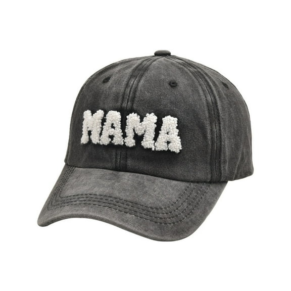 Fgnfyis Embroidered Design Unisex Adjustable Baseball Caps for Women and Men Casual Outdoor Sun Hat for Daily Wear Black