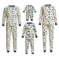 thumbnail image 1 of Fgnfyis Family Christmas Pajamas Dinosaur Print Long Sleeve Soft Cozy 2 Piece Pajamas Set Tops Pants Sleepwear, 1 of 8