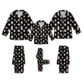 thumbnail image 1 of Fgnfyis Family Christmas Pajamas Matching Sets Silk Satin Print Long Sleeve Button Down Soft Cozy 2 Piece Pajamas Set Tops Pants Nightwear, 1 of 7
