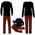 thumbnail image 1 of Fgnfyis Family Christmas Pajamas Matching Sets Long Sleeve Tops Plaid Pants Soft Cozy 2 Piece Pajamas Set Sleepwear, 1 of 4