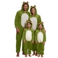thumbnail image 1 of Fgnfyis Family Christmas Pajamas Matching Sets Reindeer Print Lined Warm Cozy One Piece Hooded Jumpsuit Sleepwear Christmas Loungewear, 1 of 7
