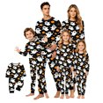 thumbnail image 1 of Fgnfyis Family Halloween Pajamas Print Loose Cozy Soft 2 Piece Set Tops Pants Loungewear Sleepwear, 1 of 4