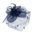thumbnail image 1 of Fgnfyis Fascinator Hat for Day Elegant Wedding Headpiece for Bride and Performance Accessories and sophisticated Navy, 1 of 3