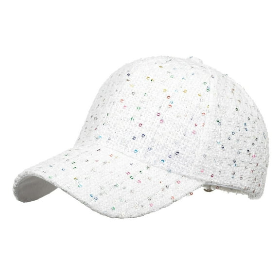 Fgnfyis Fashion Breathable Baseball Cap for Men and Women Adjustable Sun Visor for Beach Hop Mens Hats White
