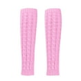 thumbnail image 1 of Fgnfyis Womens Winter Warm Leg Warmers Knitted Crochet Long Socks for Casual and Fashionable Wear Knee High Socks for Women Pink One Size, 1 of 7