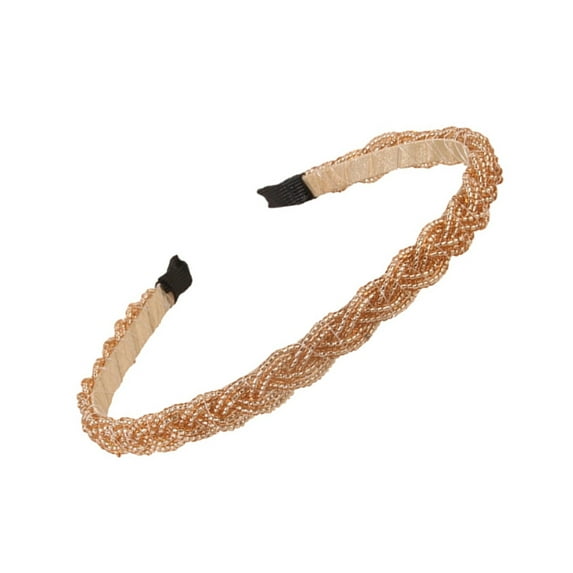 Fgnfyis Fashionable Headband for Women Non- Hair Band Stretchable Head Wrap Comfortable Daily Hair Accessories for All Seasons Rose Gold One Size