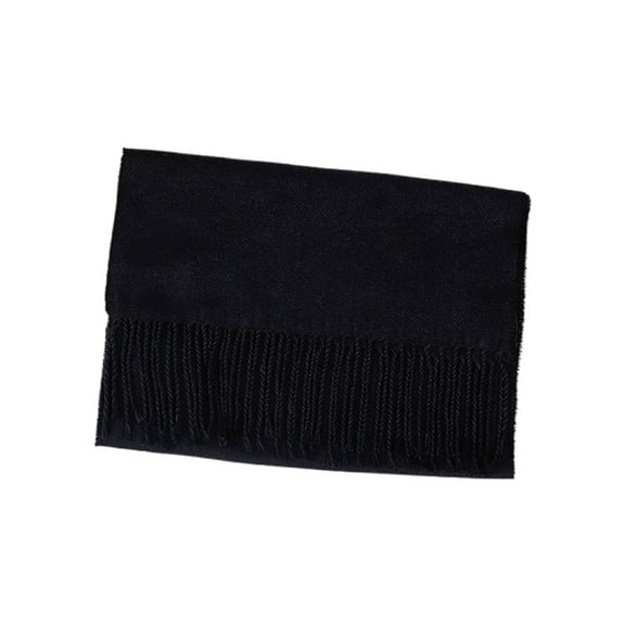 Fgnfyis Fashionable Soft Universal Classic Winter Scarf for Women and Men with Texture Black One Size