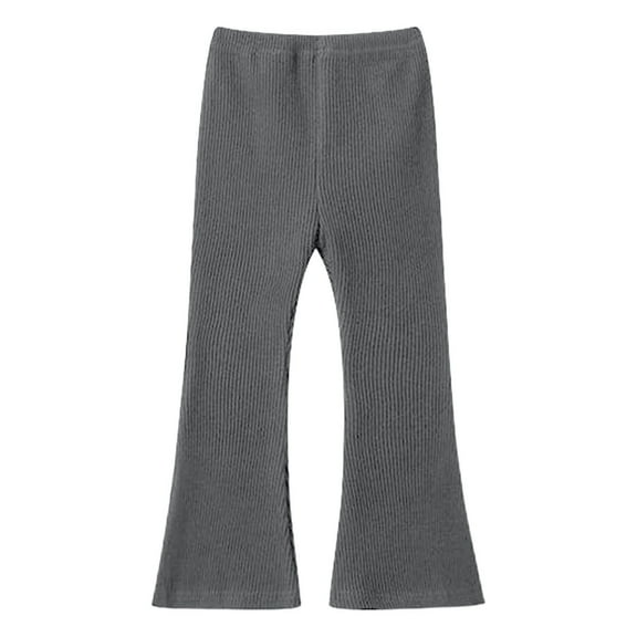 Fgnfyis Girls Micro Flare Stretch Pants Comfortable Outer Layer Leggings for Playful Everyday Wear and with Soft Flexible Fabric GY2 3-4 Years