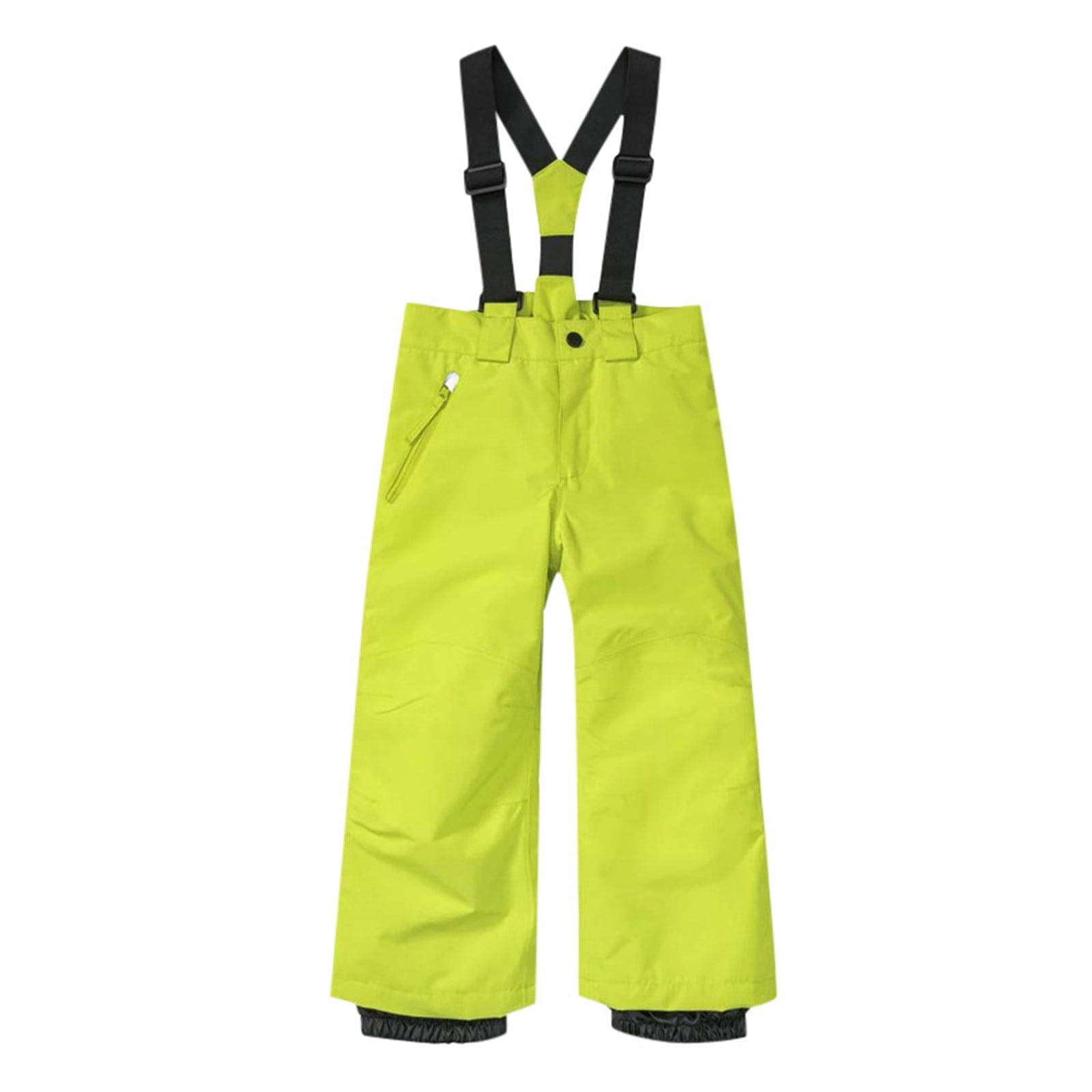 Fgnfyis Girls Ski Pants Outdoor Sports Overalls Warm Windproof Snowboard Trousers for Cold Weather Activities and Winter Adventures Green S