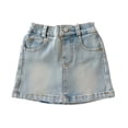 thumbnail image 1 of Fgnfyis Girls Skirt High Waist A Line Soft Stretchy Bodycon Summer Casual Girls Denim Skirt Blue_002 3-4 Years, 1 of 9