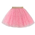 thumbnail image 1 of Fgnfyis Girls Skirts Baby Princess Tutu Flowy Layered Party Dress Summer Casual Twirl Elastic Waistband Pink_003 3-8 Years, 1 of 6