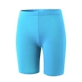 thumbnail image 1 of Fgnfyis Girls Summer Casual Shorts with Elastic Waistband Soft Athletic Play Outfit Comfortable Toddler Kids Breathable Wear Blue 11-12 Years, 1 of 2