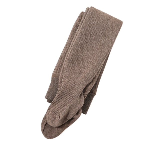 Fgnfyis Girls Winter Lined Leggings Stretchy Thermal Pants Full Length Toddler Soft Warm Solid Basic Pantihose Comfortable Everyday Wear B 4-5 Years