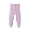 thumbnail image 1 of Fgnfyis Girls Winter Velvet Leggings with Thick Warm Soft Stretchable Comfortable Playwear Outdoor Cold Weather Apparel Purple 3-4 Years, 1 of 8