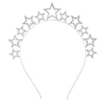 thumbnail image 1 of Fgnfyis GlamourGal Star Headband - Five Pointed Star Alloy Hair Accessory for Festive Occasions with Elegant and Sparkling Design Silver One Size, 1 of 9