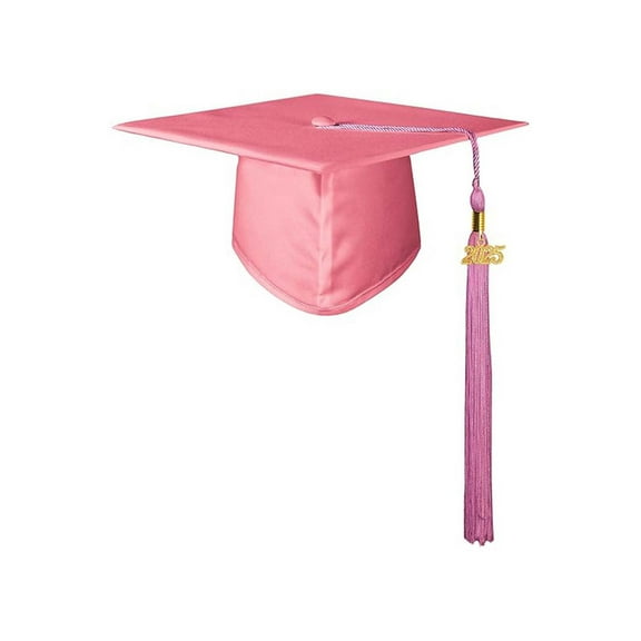 Fgnfyis Graduation Cap Unisex Student Commencement Hat For Adult Academic Celebration Pink One Size