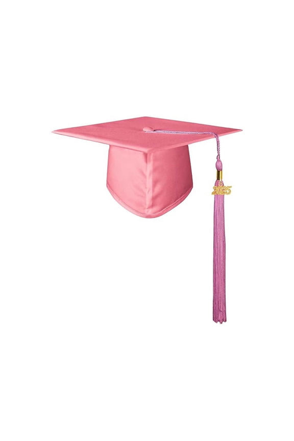Graduation Cap Unisex Student Commencement Hat For Adult Academic Celebration Pink One Size
