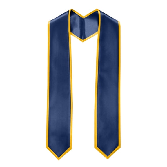 Fgnfyis Graduation Sash Elegant Tassel Trim Stole for Academic Achievement Graduation Accessories Graduation Stole Navy S