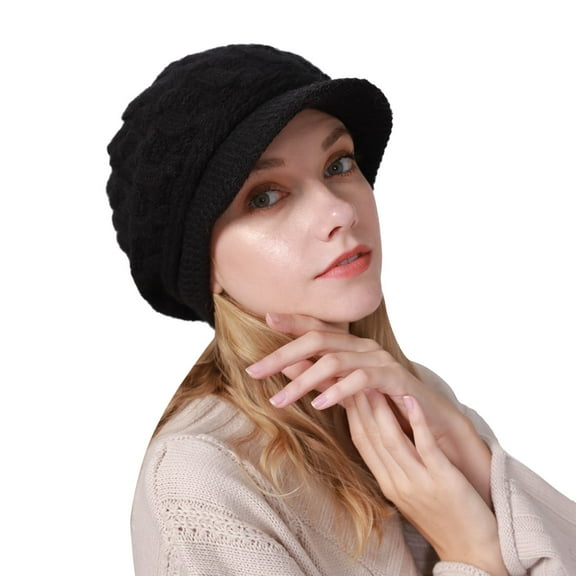 Fgnfyis Hair Drying Microfiber Velvet Extra Long Towel Wrap, Dry Hair Hat & Dryer Turban for Women - Beret Hats for Women Black