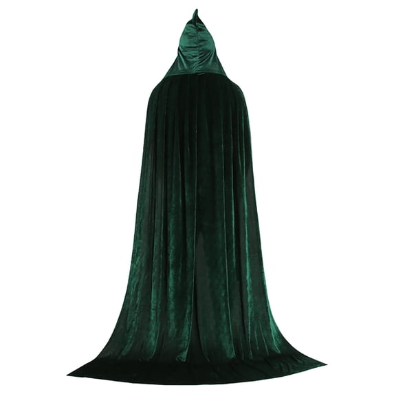 HJYCHN Hair Scarf for Women Unisex Solid Color Witch Cape Multiple Sizes Scarf Scarves Poncho Shawl Green M