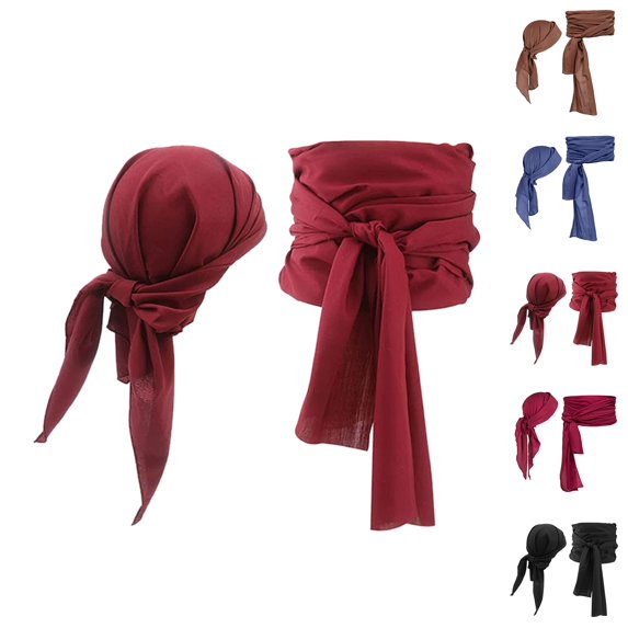 Fgnfyis Halloween Head Scarves for Women Bandana Belt Accessories Red