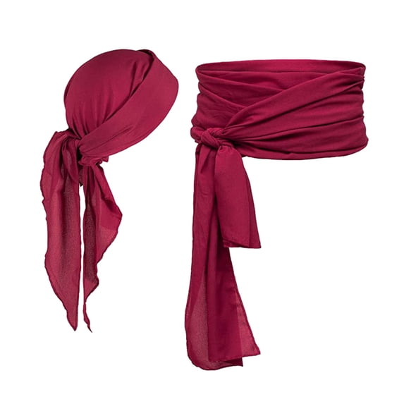 Fgnfyis Halloween Head Scarves for Women Bandana Belt Accessories