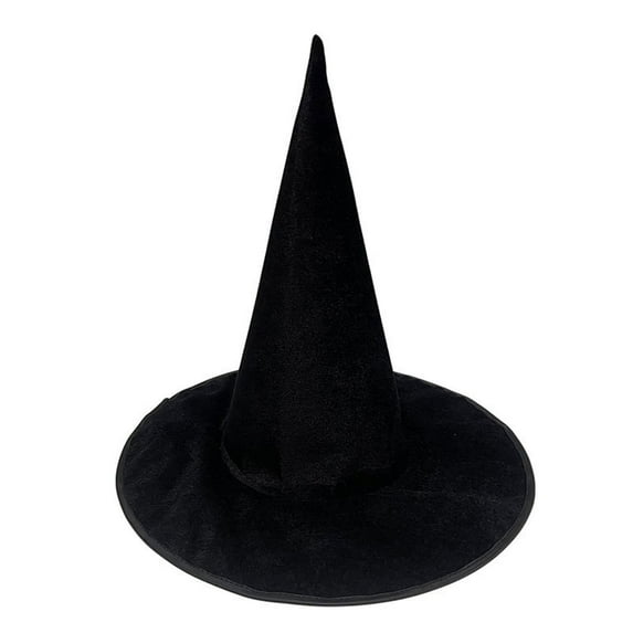 Fgnfyis Halloween Witch Hat Pointed Gothic with Glitter for Party Womens Hats Black