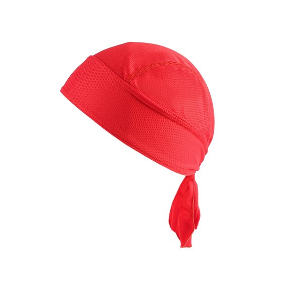 Fgnfyis Heardband Riding Hat Bandana Long Tail Summer Bike Sunscreen Outdoor Headband for Sun Red One Size