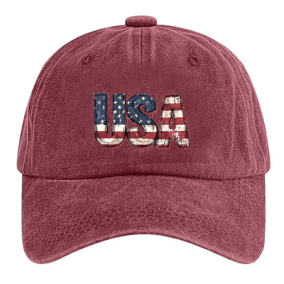 Fgnfyis Independence Day Hat Kids Summer Baseball Caps with Printed Designs Casual Leisure Wear Sun Protection