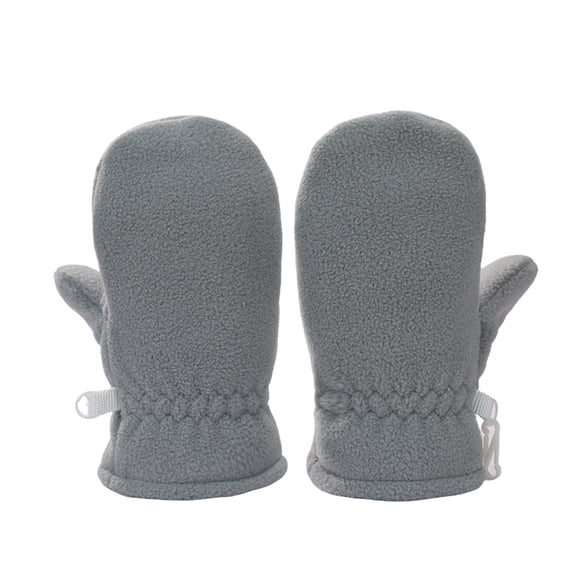Fgnfyis Kids Gloves Mittens Soft Thermal Lined Toddler Mittens Enhanced Comfort Cold Weather Outdoor Play Grey M