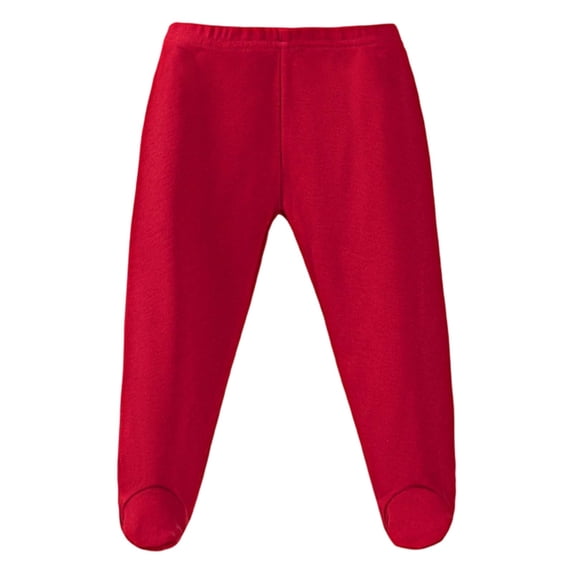 Fgnfyis Kids Sweatpants Sleeper Full Coverage Stretchy Waistband Gentle For Baby Boys And Girls Kids Pants Red 18-24 Months