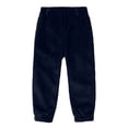 thumbnail image 1 of Fgnfyis Kids Sweatpants Winter Warm Lined Jogger Trousers Play Boys And Girls Kids Pants Black 5-6 Years, 1 of 4